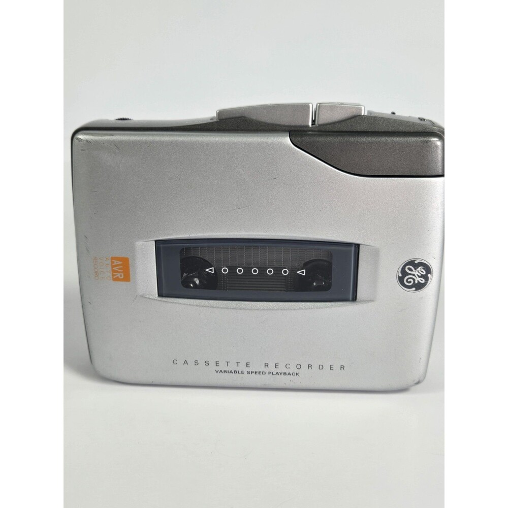 GE 3-5366A Cassette Player Recorder Variable Speed Tested Works Record Untested